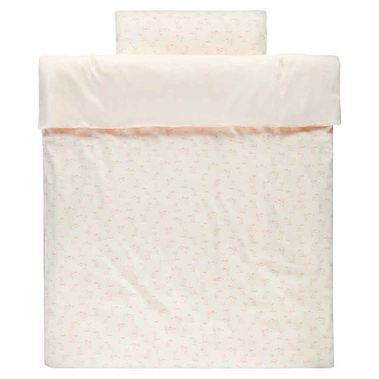 Donsovertrek Trixie, geschikt voor babybed 60x120/babybed 70x140 | Rosy Rabbit