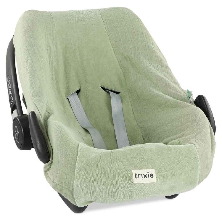 Autostoel hoes Trixie, geschikt voor Joie Baby/Nuna/Maxi-Cosi i-Snug 2/Pipa Next/Pipa Urbn/Cabriofix i-Size/Pebble S | Bliss sage auto