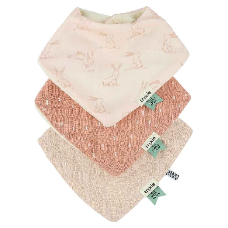 Spuugdoekje Trixie Bandana | Rosy Rabbit