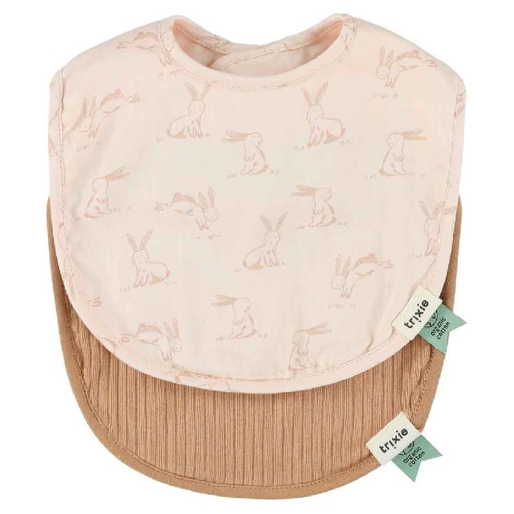Slabbetje Trixie Newborn Bib | Rosy Rabbit