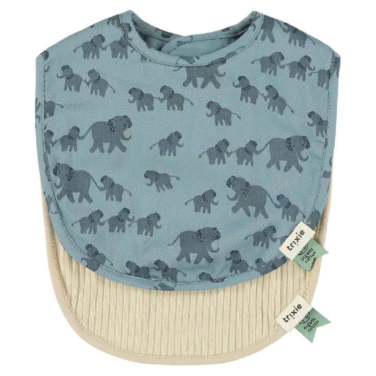 Slabbetje Trixie Newborn Bib | Enchanting Elephant