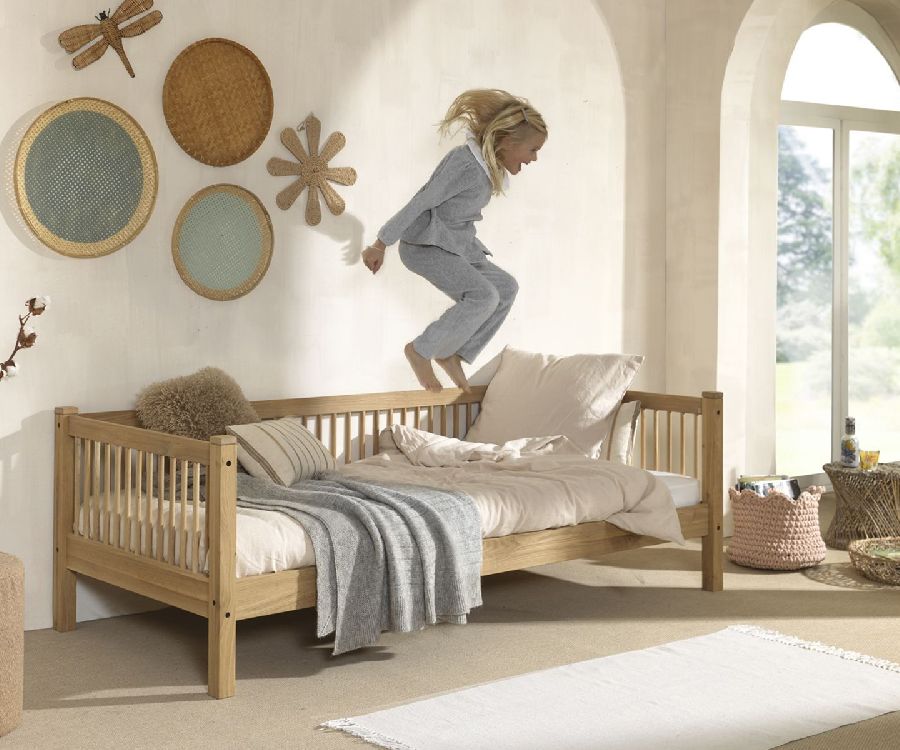 Bed Jaxx furniture, Forrest oak, Captain Bed Forrest oak 90x200, eenpersoonsbed