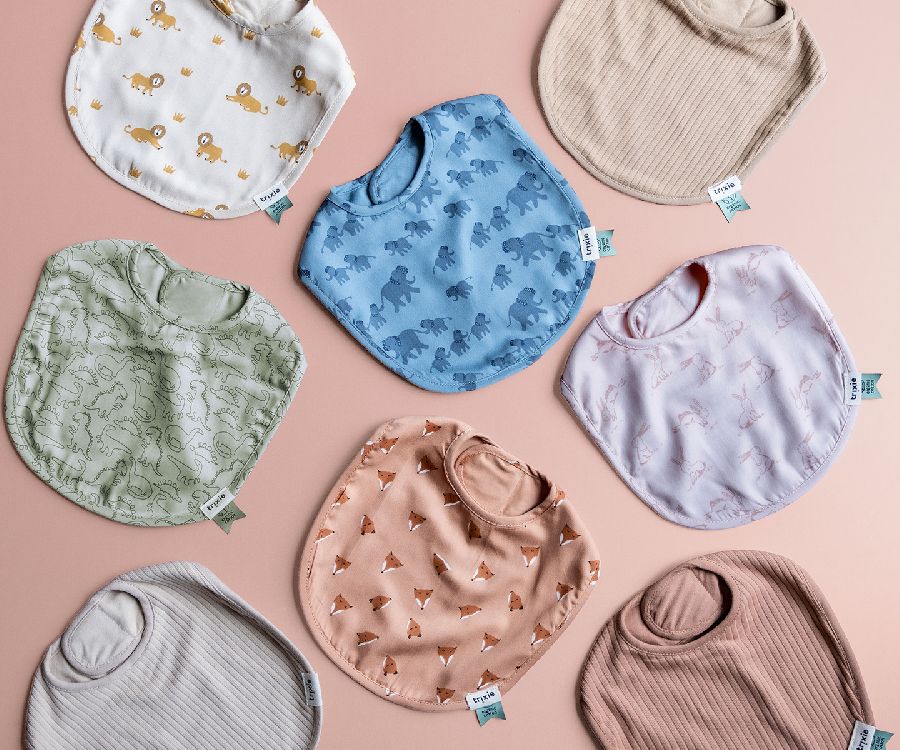 Slabbetje Trixie Newborn Bib | Enchanting Elephant
