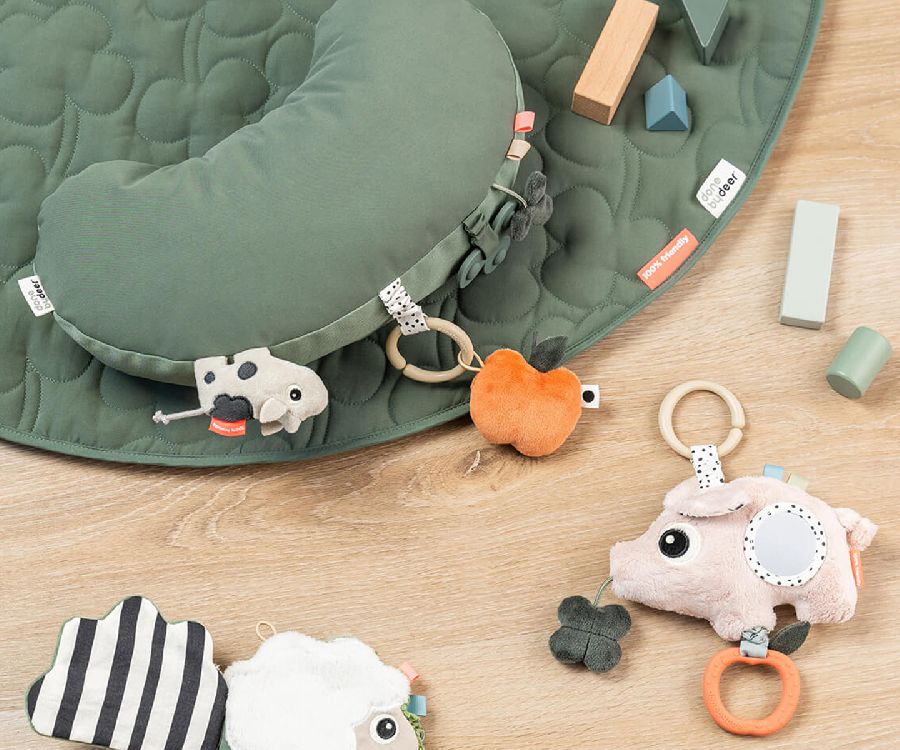 Buikkussen Done by Deer Tiny Farm | Tummy Time Activity Pillow