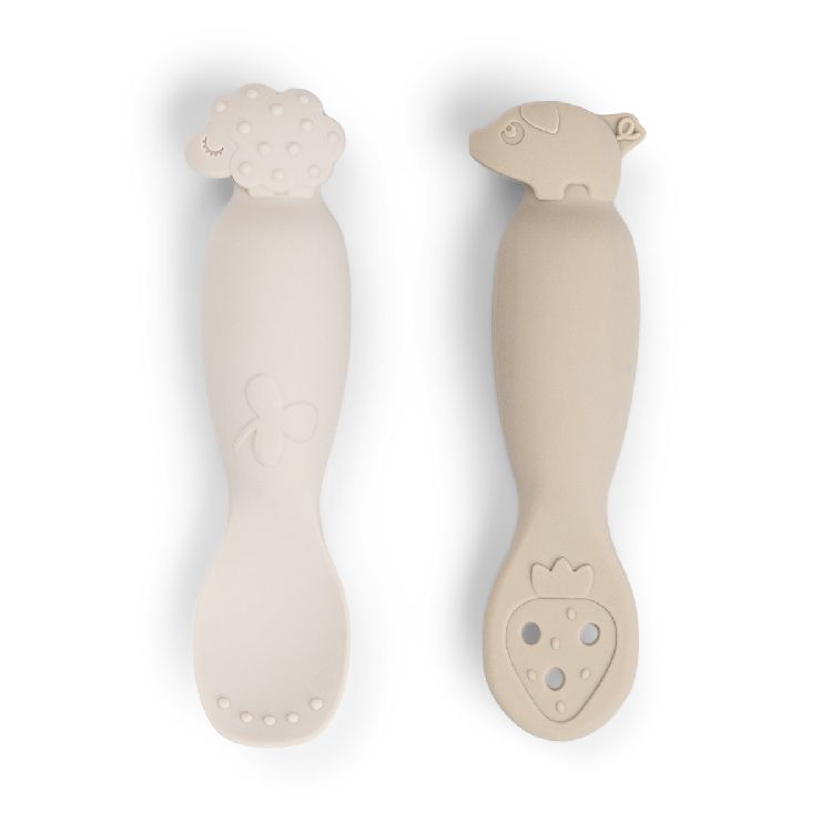Bestek Done by Deer Tiny Farm, lepel | Learning Spoon Set
