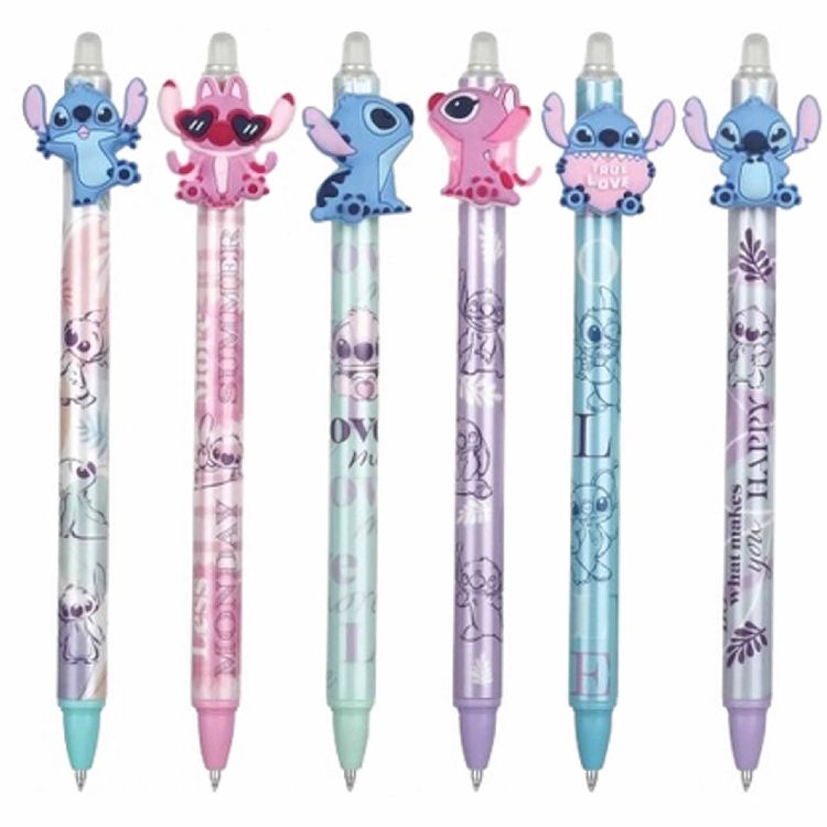Balpen Lannoo Graphics Erasable Pens - Stitch Pastel