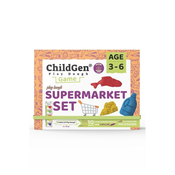 Speeldeeg Childgen Supermarket Set | Play Dough Games