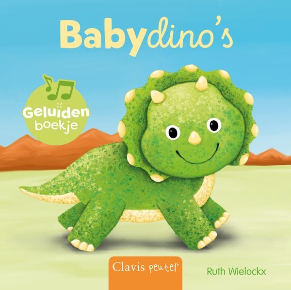 Interactief boek Clavis Babydino's - Geluidenboekje | geluidenboek