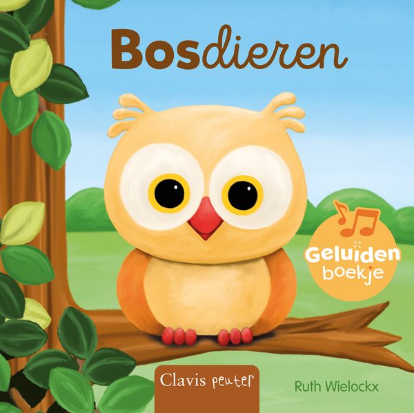 Interactief boek Clavis Bosdieren - Geluidenboekje | geluidenboek