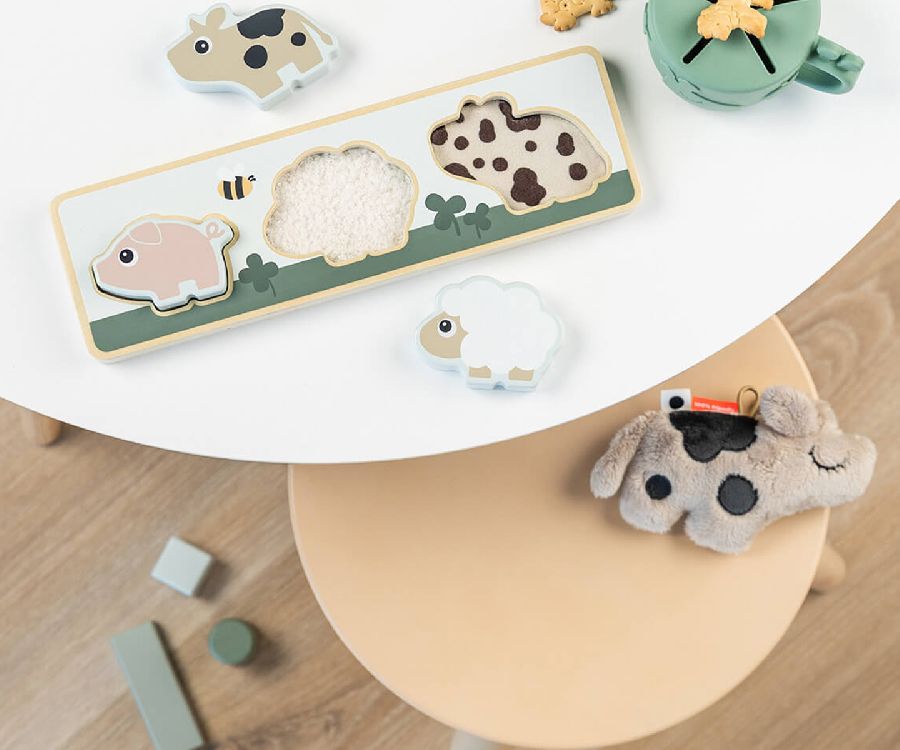 Inlegpuzzel Done by Deer Tiny Farm | Sensory Puzzle