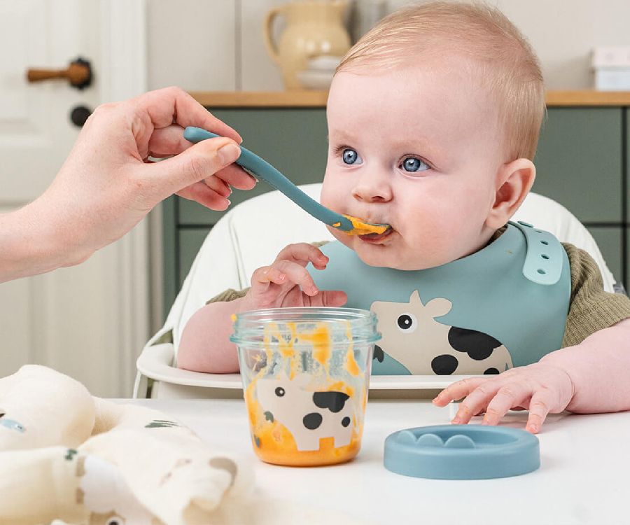 Bewaarpotje Done by Deer Tiny Farm, 2 stuk(s) | Baby Food Container 2-pack