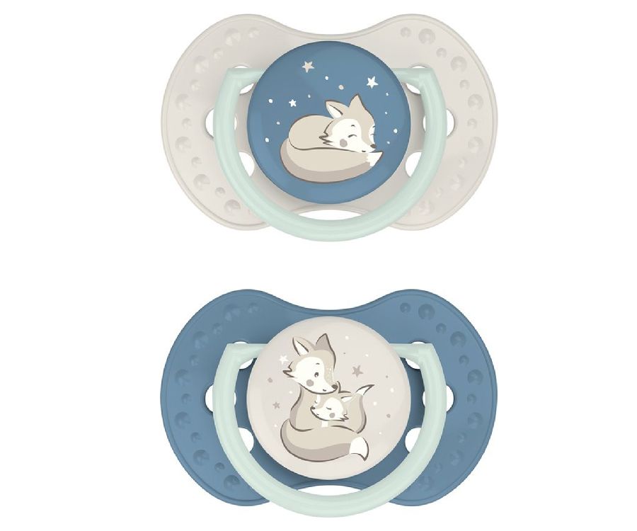 Fopspeen Difrax Dynamic 6-18M | LOVI Day & Night Collection