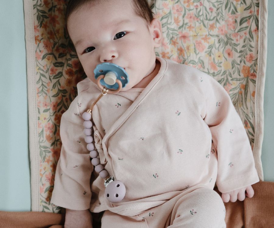 Fopspeenketting Mushie Hera