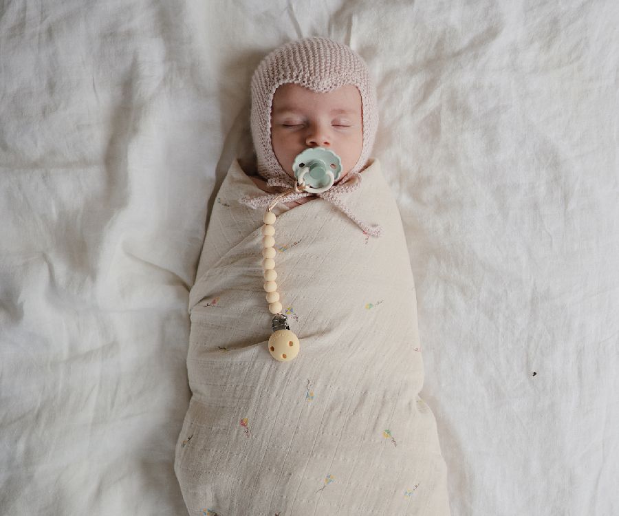 Fopspeenketting Mushie Hera