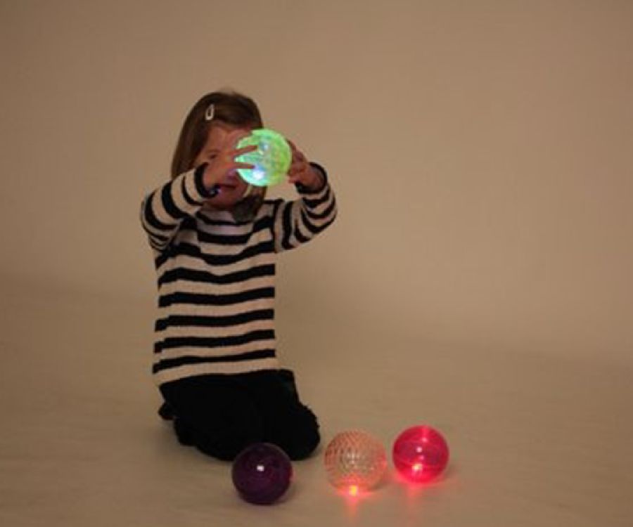 Activiteitenbal TickiT Knipperende ballenset | bal speelset