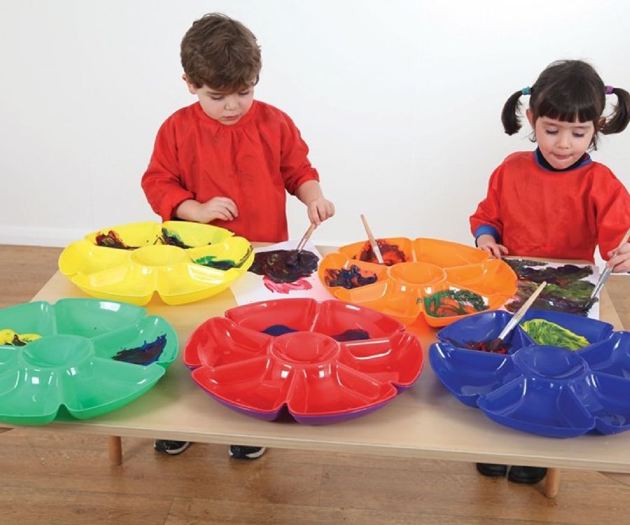 Speelbak TickiT Bloemen sorteren & verfbakken