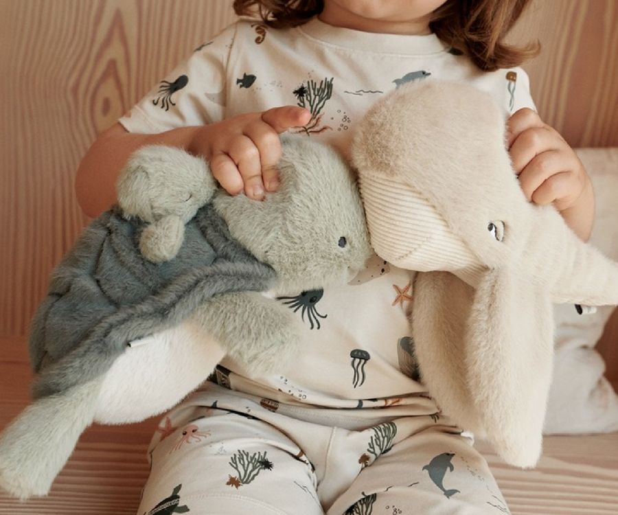 Knuffel Liewood, Berto & Baby Turtle