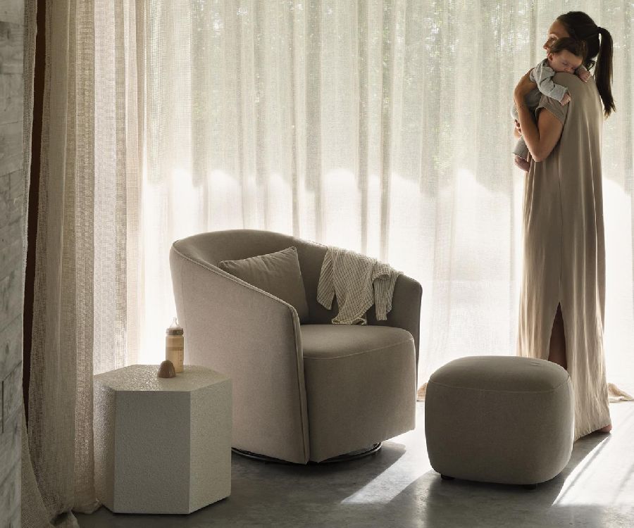 Zetel voor mama of papa Quax Gliding & Swivel Chair, eenzit | Gomi