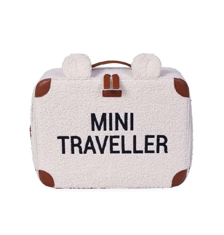 Reiskoffer Childhome Mini Traveller Teddy | Teddy offwhite