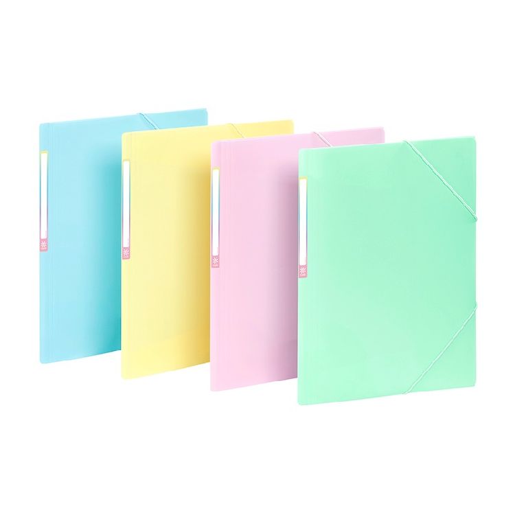 Elastomap Viquel Flap Folder, A4 | Rainbow Pastel