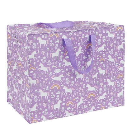Opbergzak A Little Lovely Company Opbergtas XL | Unicorn Dreams