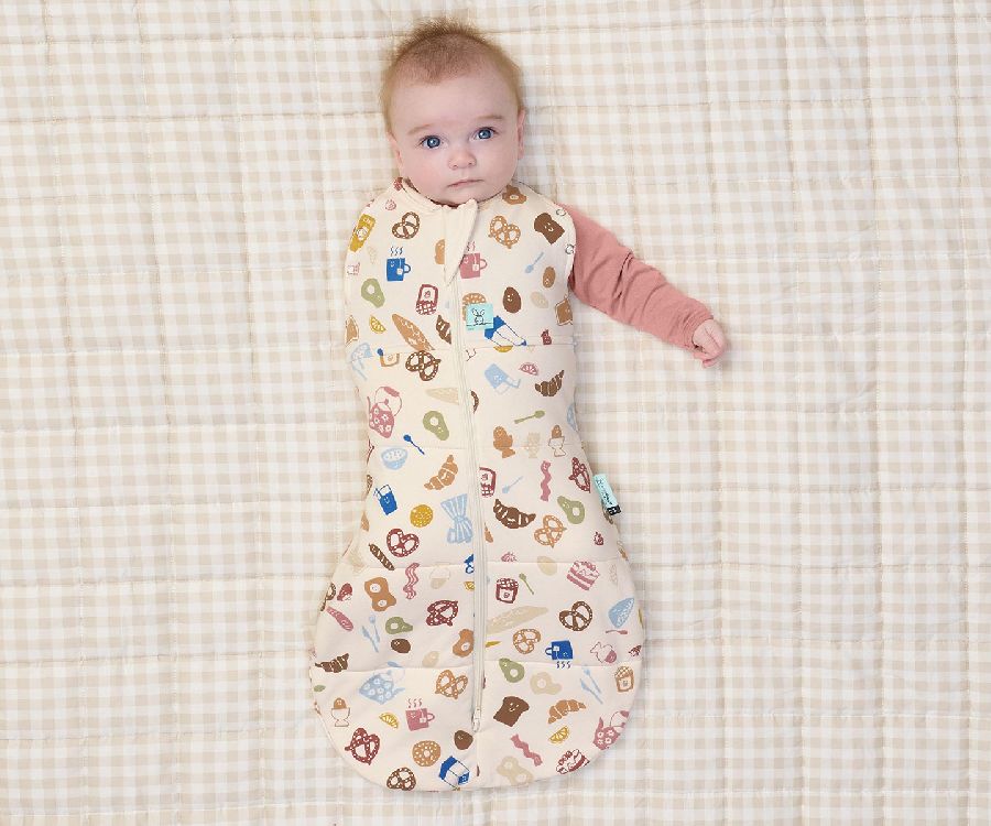 Slaapzak ergoPouch Cocoon Swaddle Bag, 0/3 maanden, 2.5 TOG | Breakfast Collection