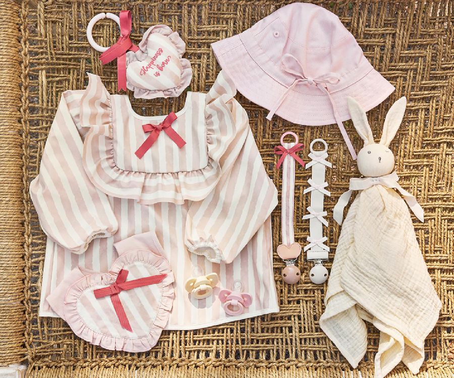 Fopspeenketting Elodie Details Pacifier Clip Wood