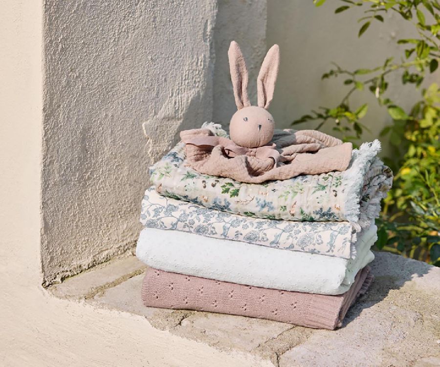 Deken Elodie Details Soft Cotton, geschikt voor wieg/draagmand/park