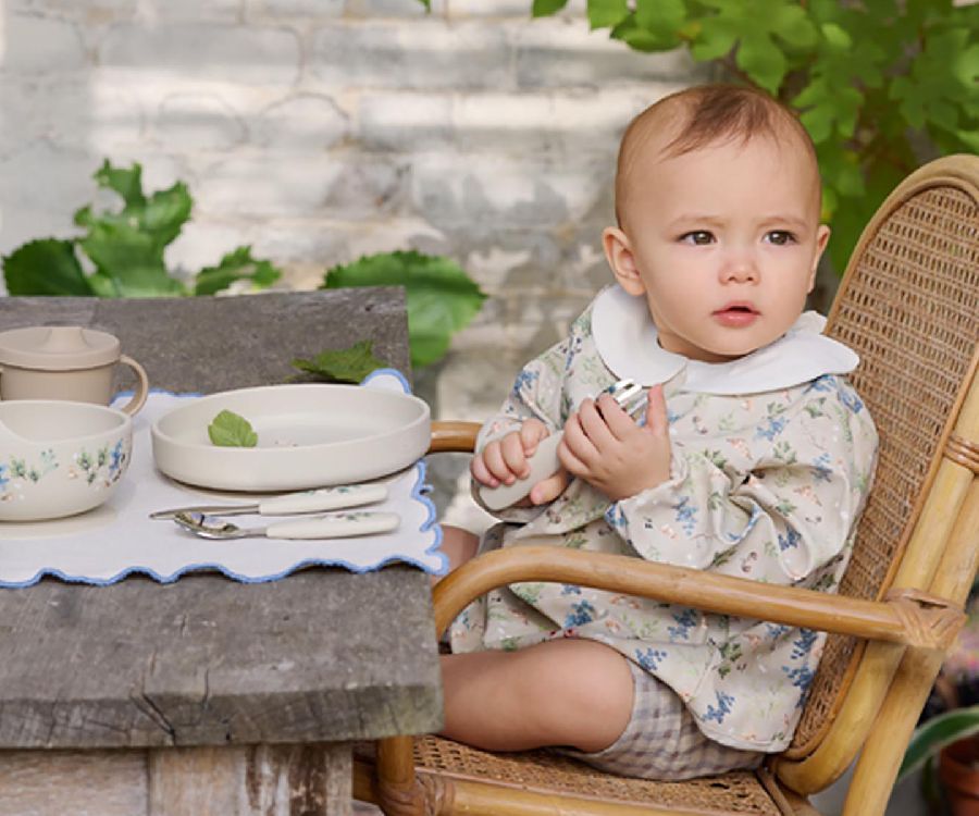 Slabbetje Elodie Details Longsleeved Baby Bib | In Leo's Garden
