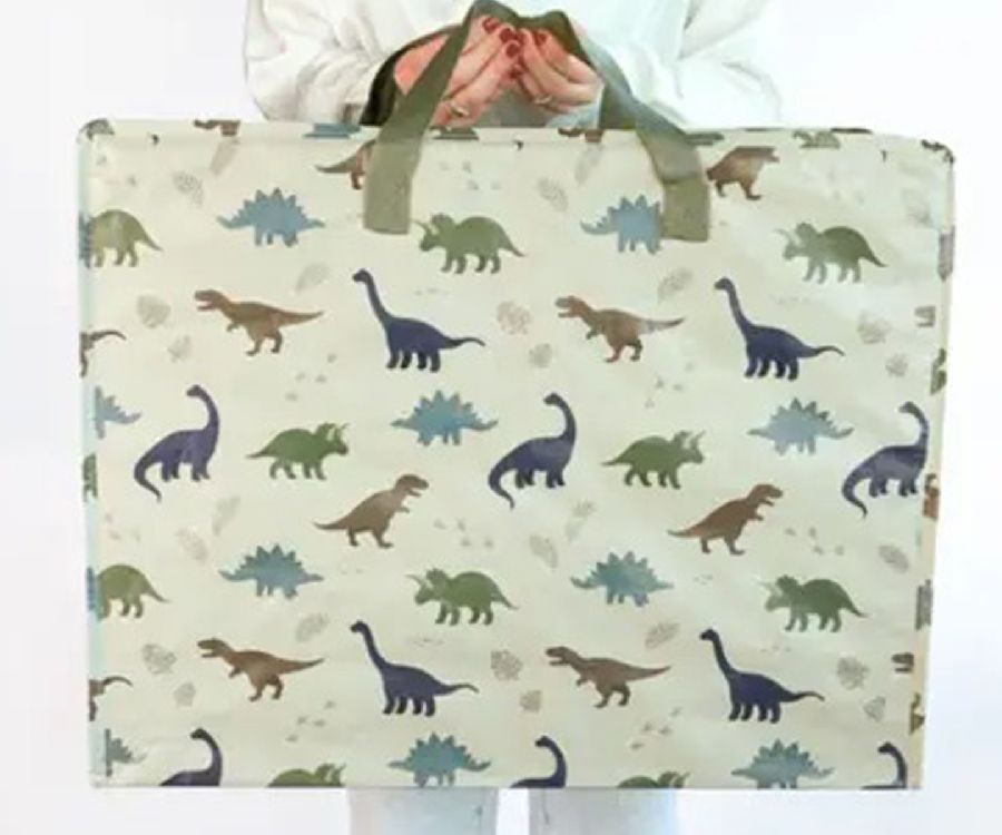 Opbergzak A Little Lovely Company Opbergtas XL | Dinosaurs