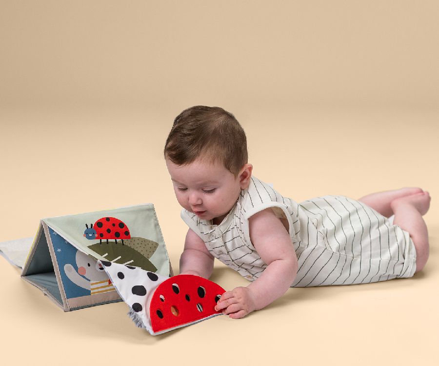 Activiteitendriehoek Taf Toys Tummy-Time Sensory Book