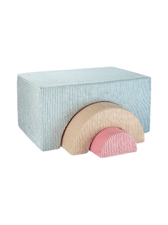 Modulaire blok Wigiwama, Corduroy Rainbow Playset | Rainbow Playset