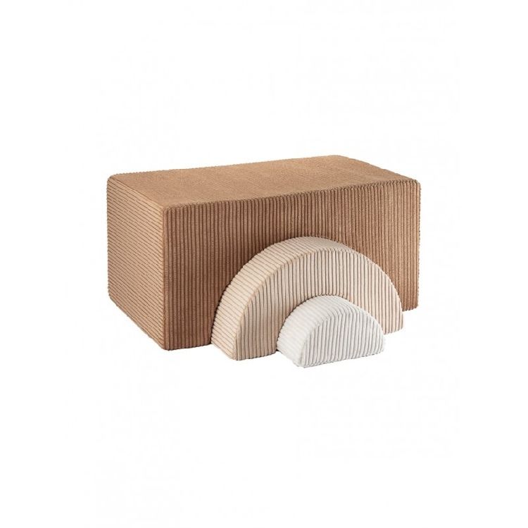 Modulaire blok Wigiwama, Corduroy Rainbow Playset | Rainbow Playset