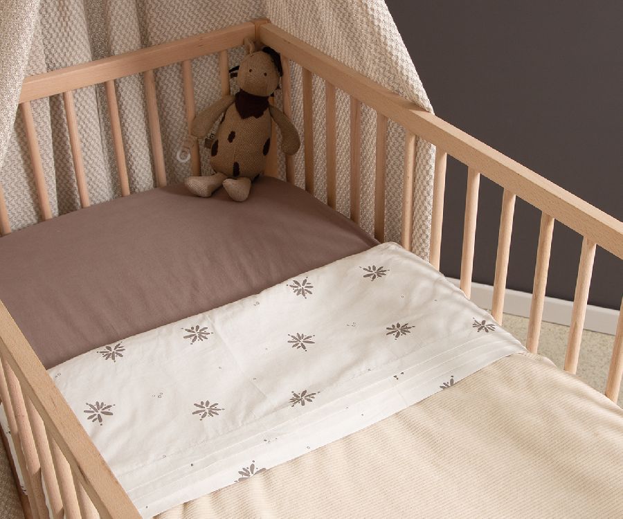 Laken Witlof For Kids Tuck-Inn, geschikt voor babybed 60x120 | Little Charm