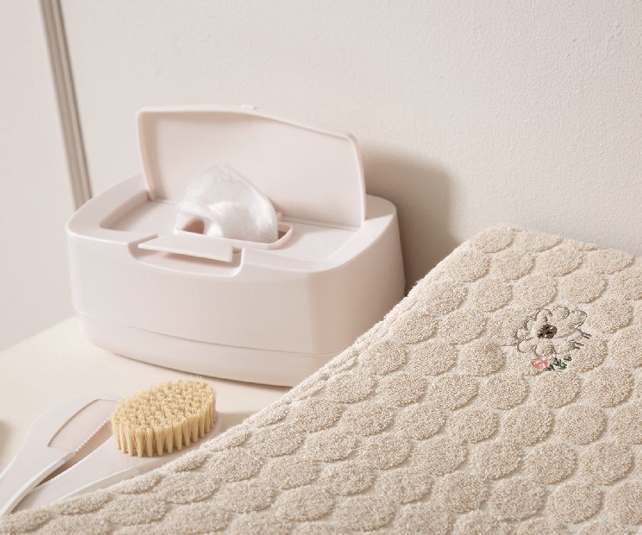Box voor doekjes Bébé-Jou Easy wipe box | Light Oat
