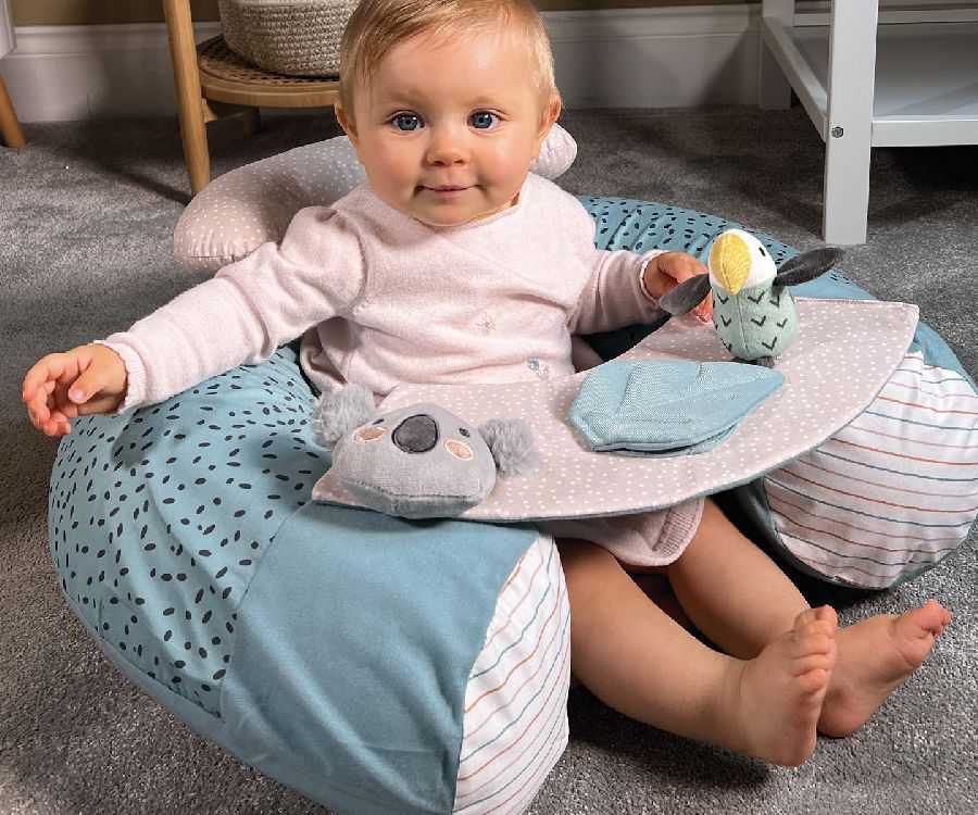 Vloerzitje Nuby Sit & play floor seat | Animal Adventure