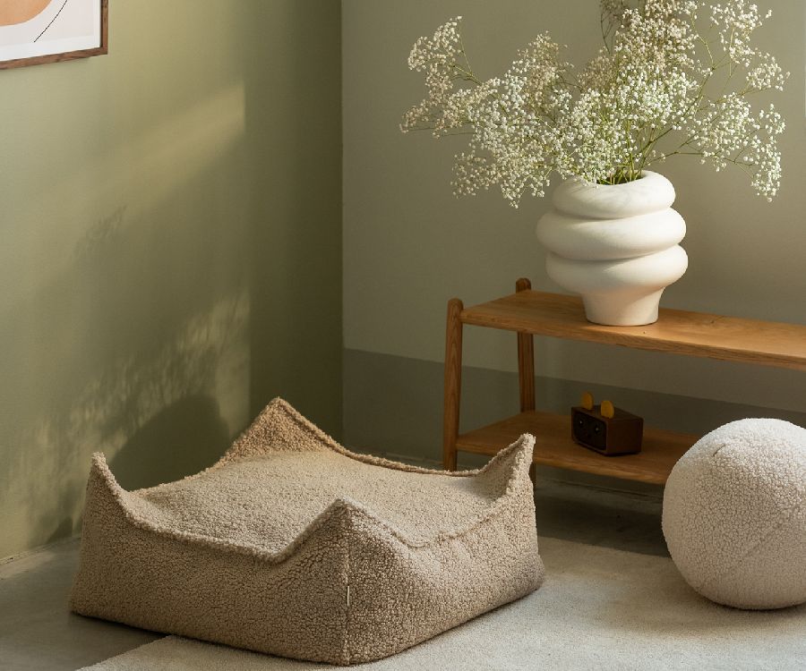 Poef Wigiwama | Square Ottoman