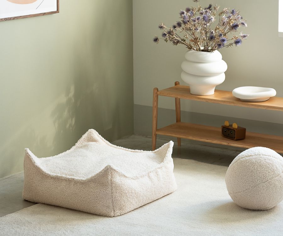 Poef Wigiwama | Square Ottoman