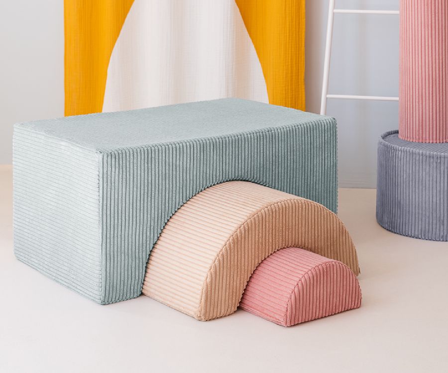 Modulaire blok Wigiwama, Corduroy Rainbow Playset | Rainbow Playset