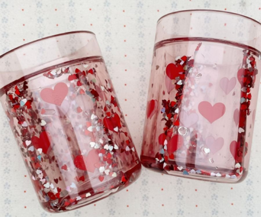 Drinkbeker Konges Slojd 2 Pack Glitter Cups