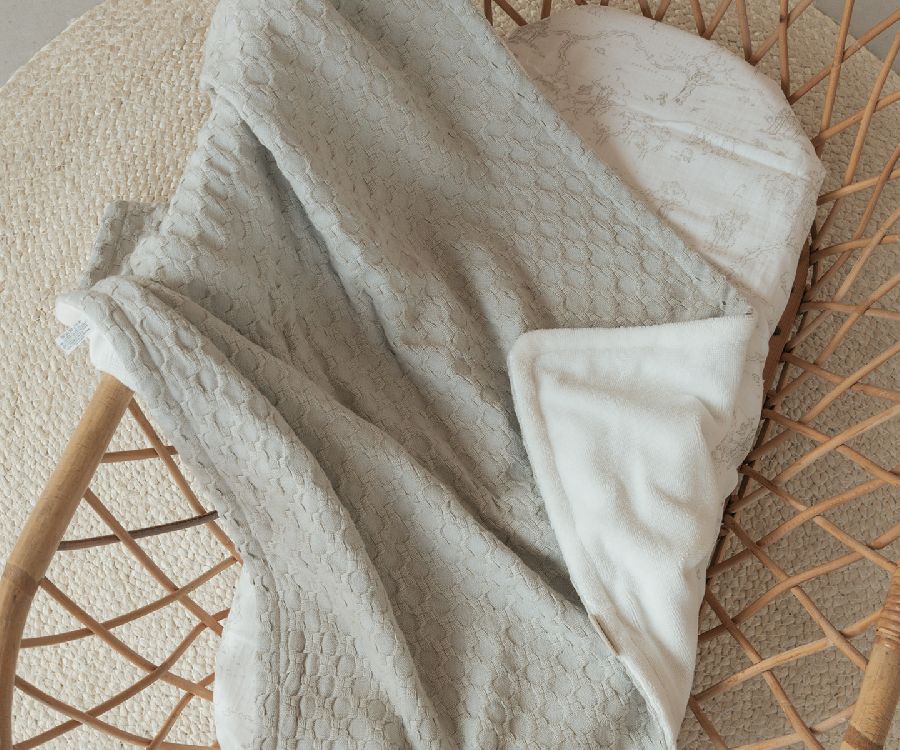 Deken Bamboom, geschikt voor wieg/draagmand/park | Honey