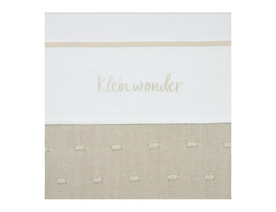 Laken Meyco Baby, geschikt voor wieg/draagmand/park | Klein Wonder soft sand