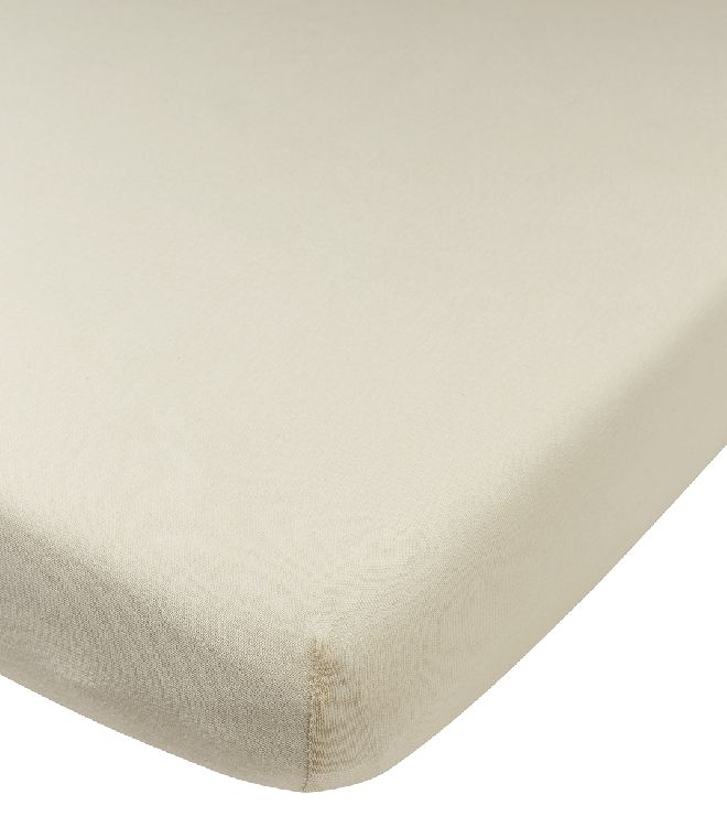 Hoeslaken Meyco Baby, geschikt voor babybed 60x120 | Soft Sand
