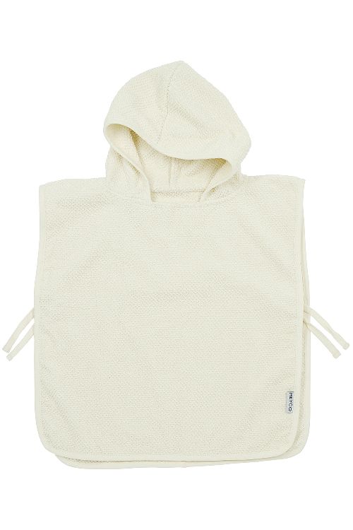 Poncho Meyco Baby, badcape | Popcorn naturel