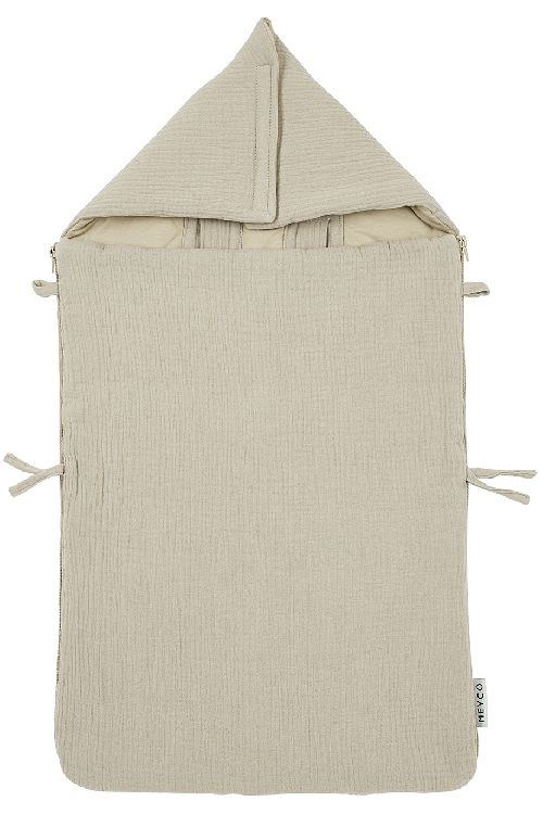Voetenzak Meyco Baby Pre-washed, geschikt voor autostoel groep 0+