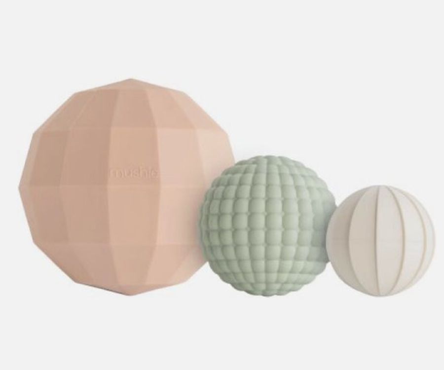 Activiteitenbal Mushie Nesting spheres sensory toy | bal speelset