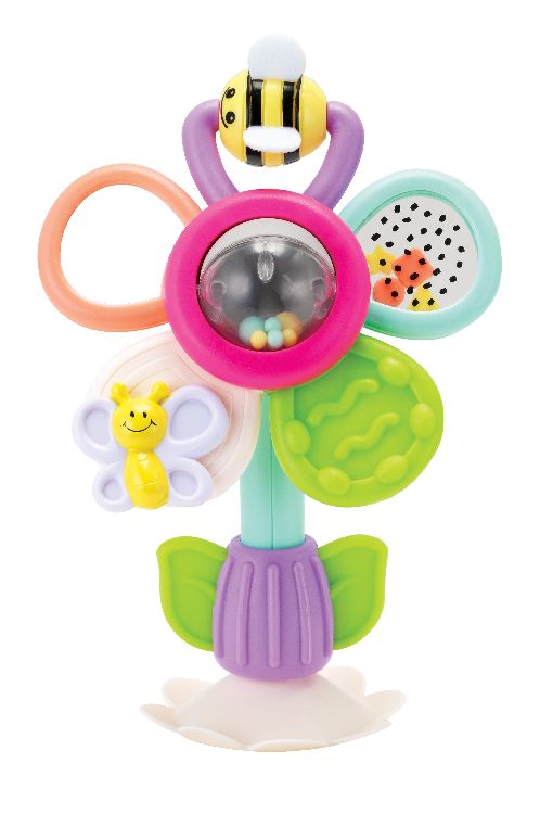 Zuignap speelgoed Infantino Stay & play funflower