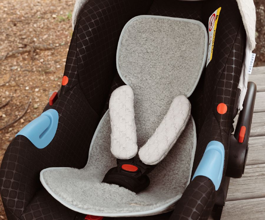 Inlegkussen Bamboom Air 'n Go, geschikt voor autostoel Groep 0+