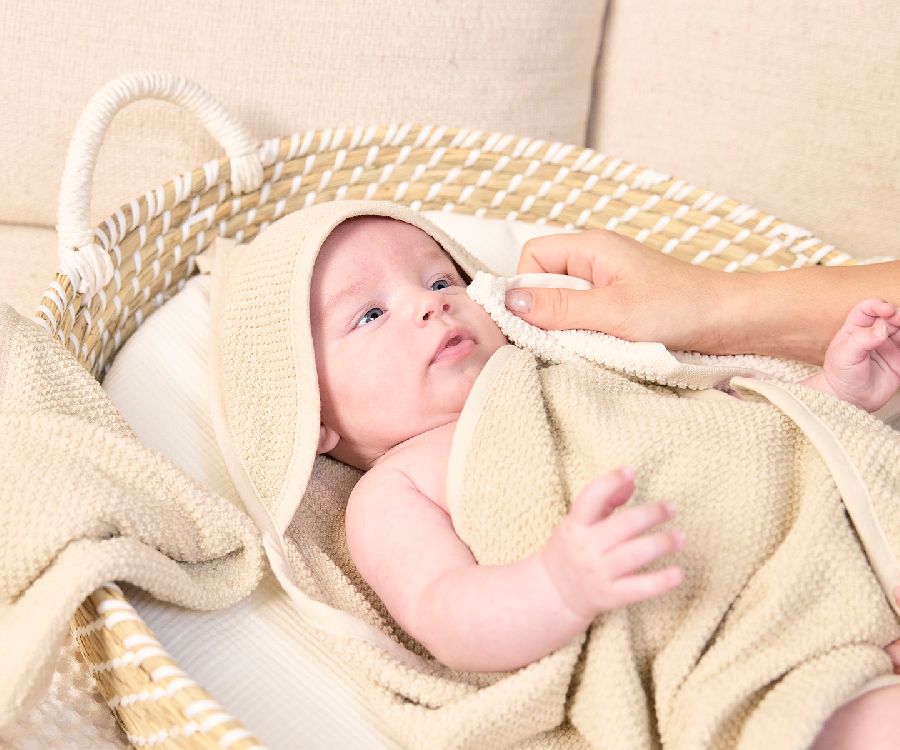 Badcape Meyco Baby | Popcorn soft sand