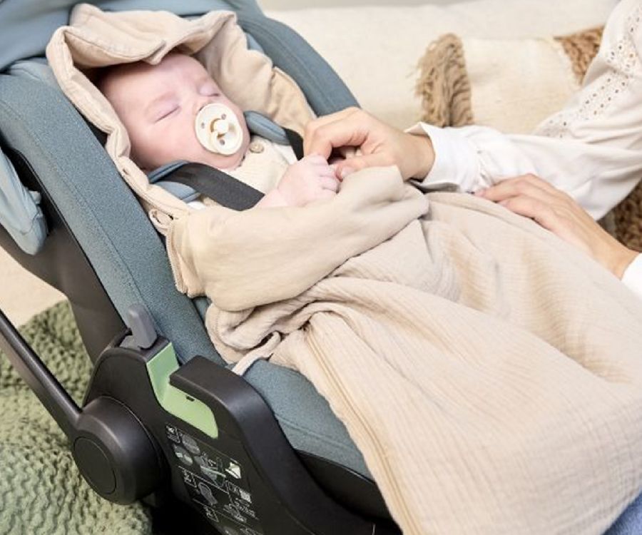 Voetenzak Meyco Baby Pre-washed, geschikt voor autostoel groep 0+